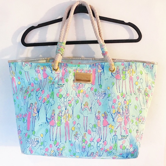 Lilly Pulitzer Handbags - LILLY PULITZER “Pop” Shoreline tote bag